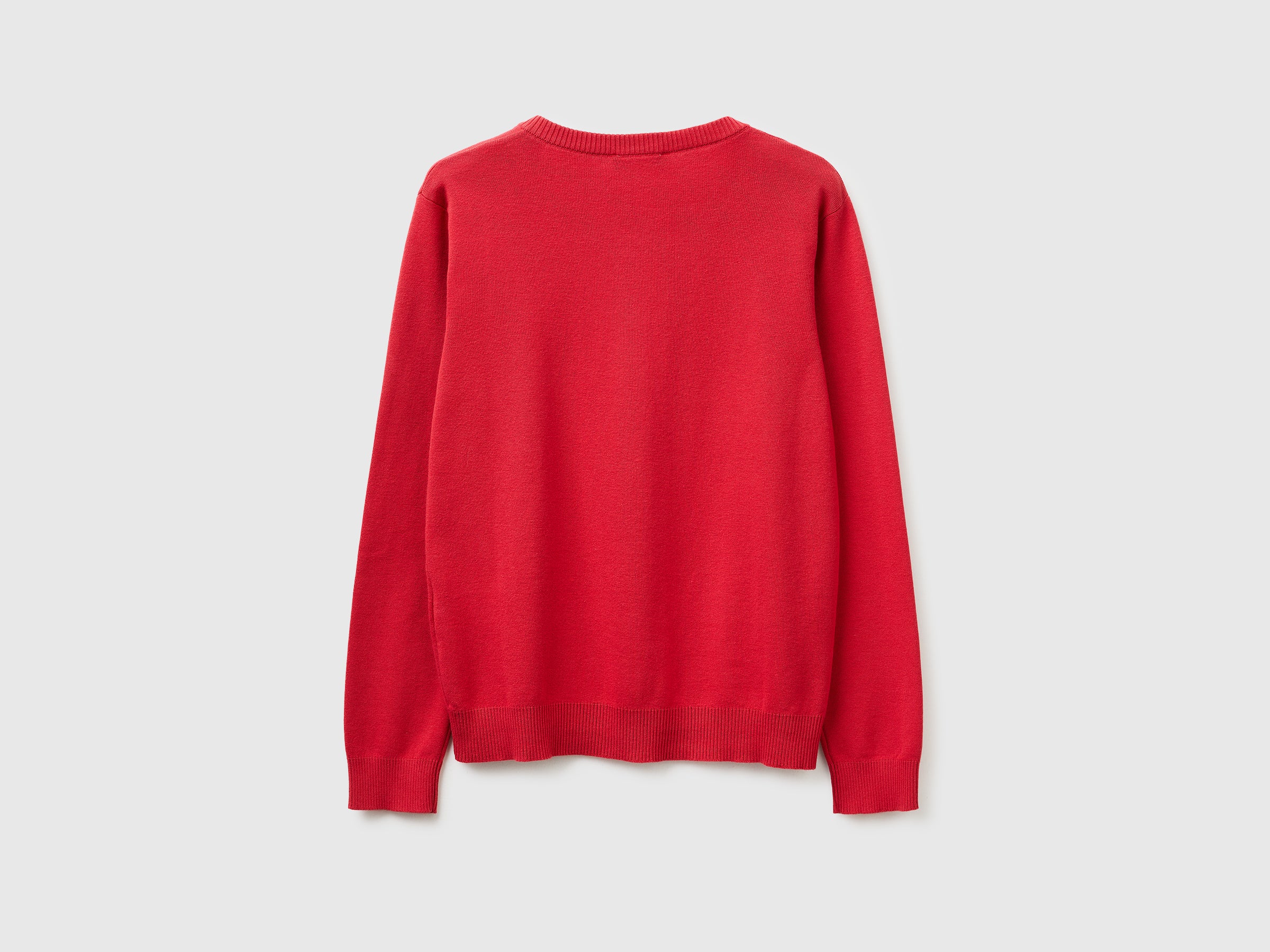 Strawberry red cardigan in tricot cotton - ucb_image_BS