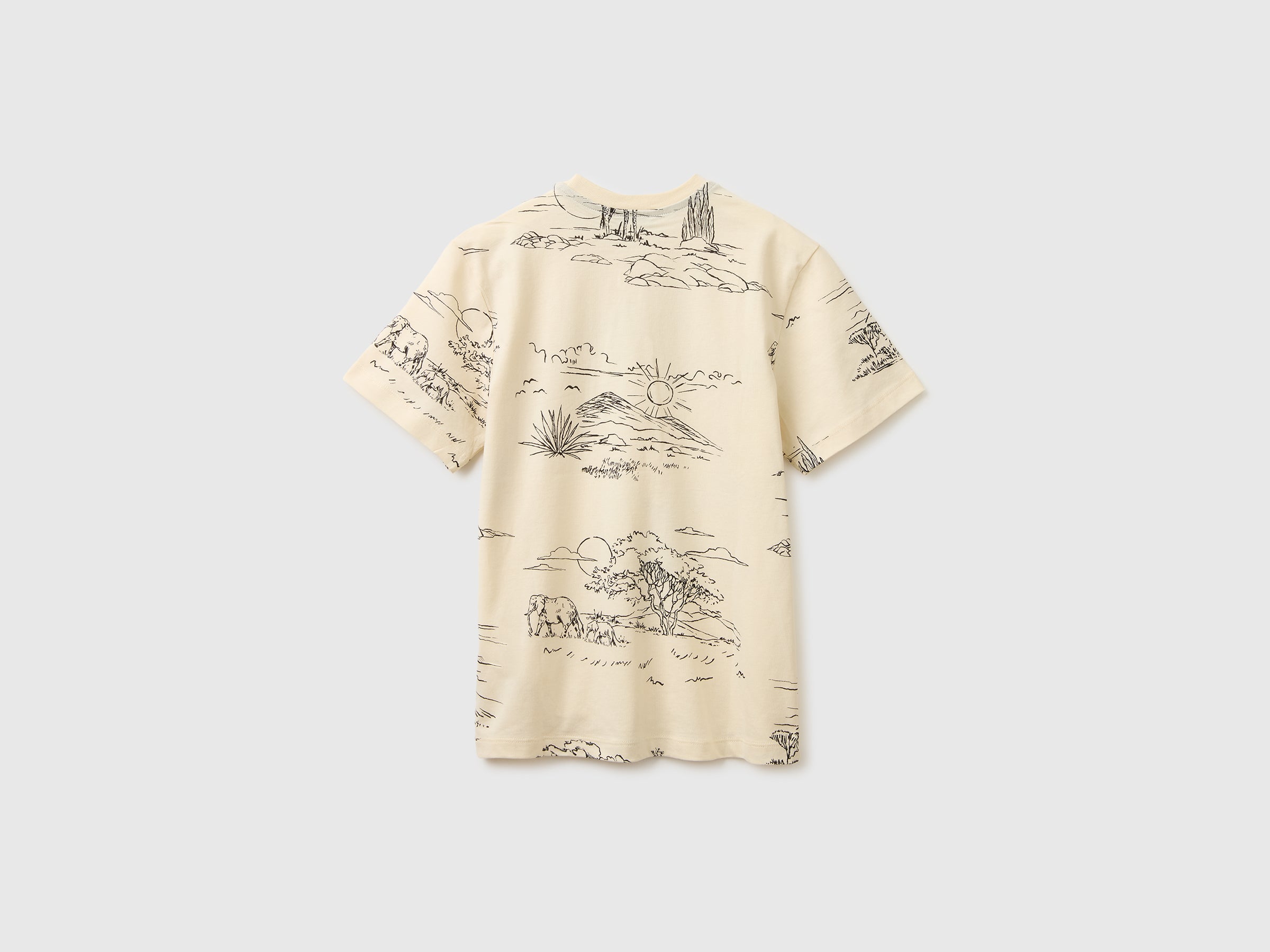Printed T-shirt with pocket - ucb_image_BS