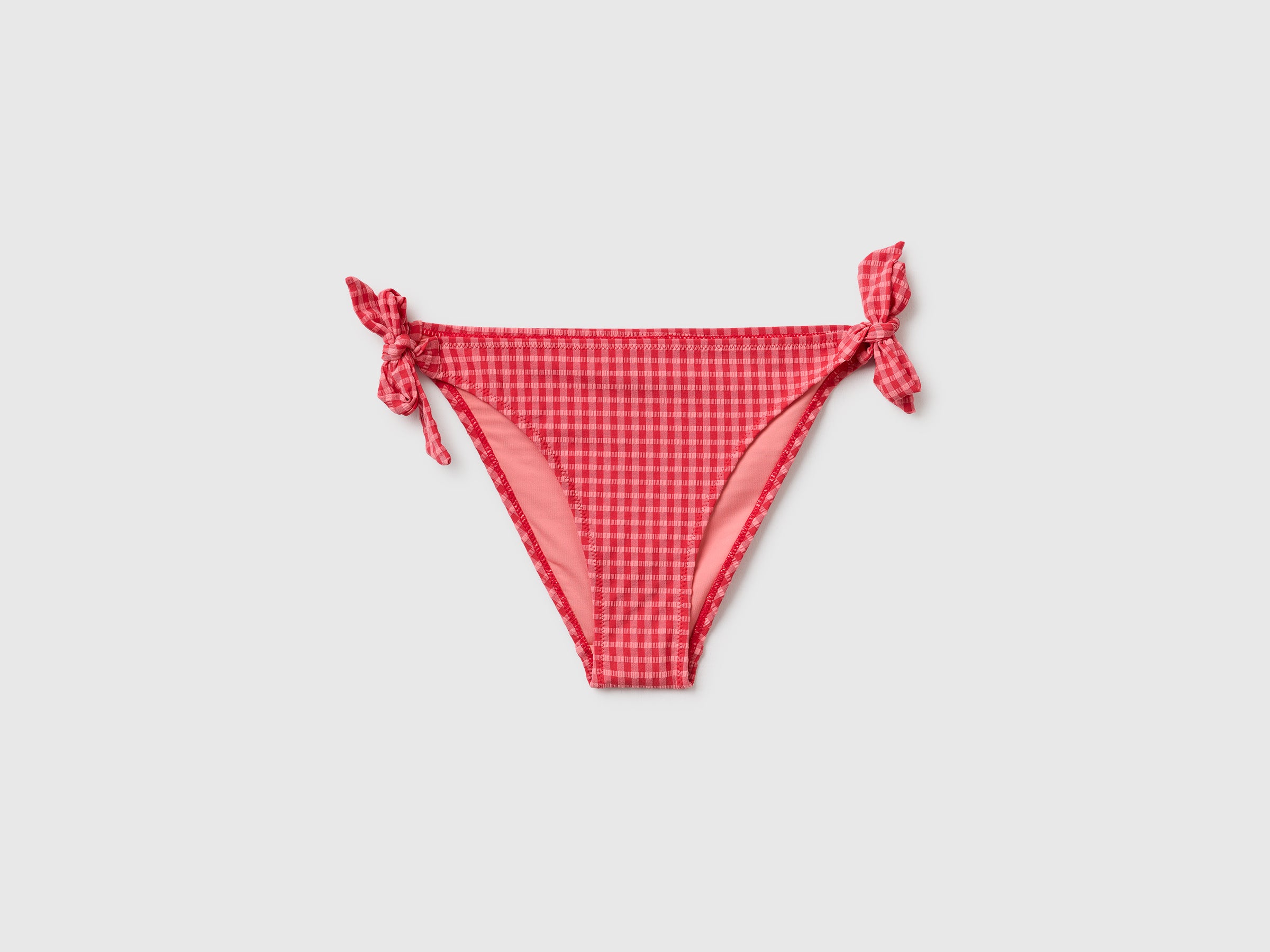 Gingham check swim briefs