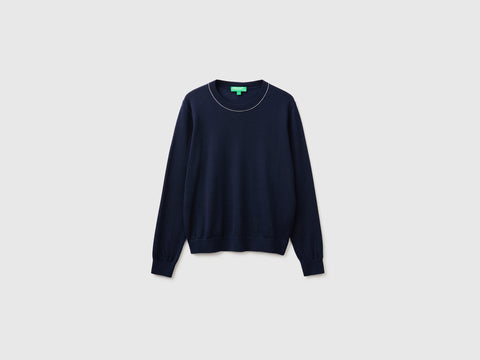 Camisola de gola redonda em pura lã Merino - ucb_image_FS