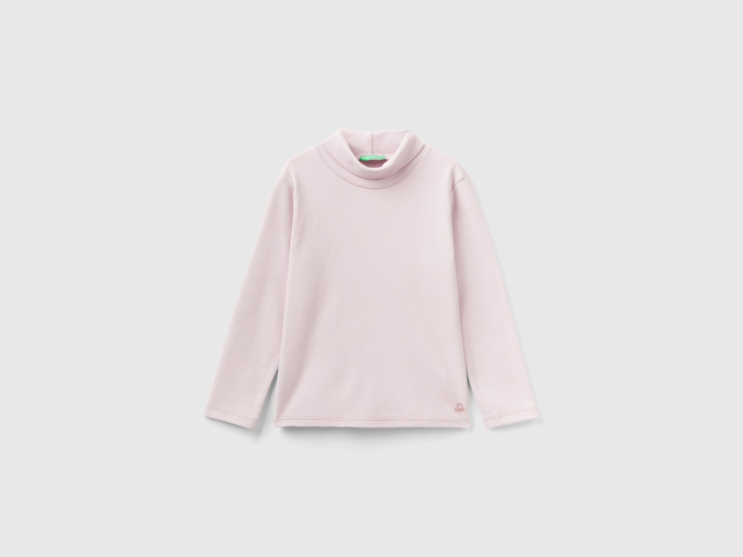 T-shirt de gola alta em algodão quente orgânico - ucb_image_FS