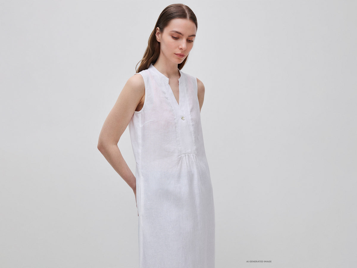 Vestido comprido 100% linho - ucb_image_F