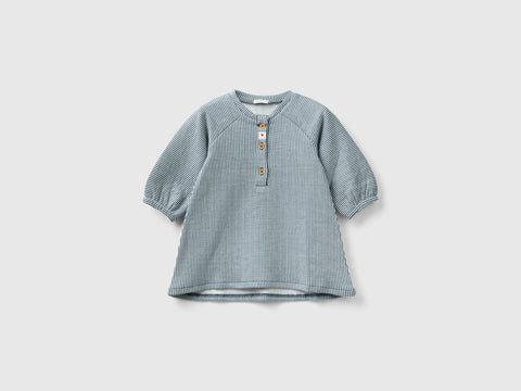 Vestido às riscas em algodão puro - ucb_image_FS