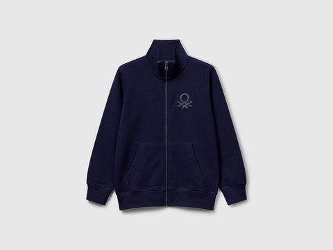 Pure cotton sweatshirt with zipper - ucb_image_FS