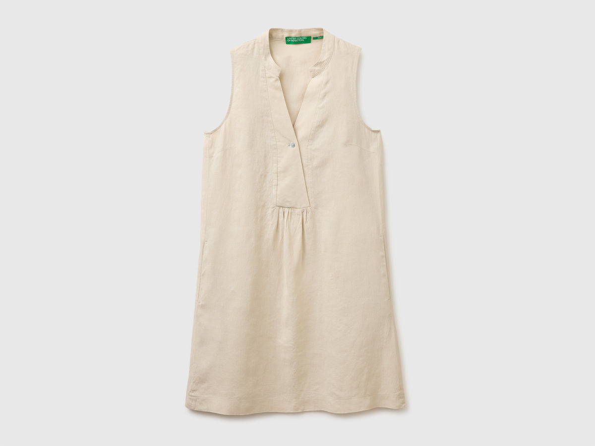 100% linen short dress - ucb_image_FS