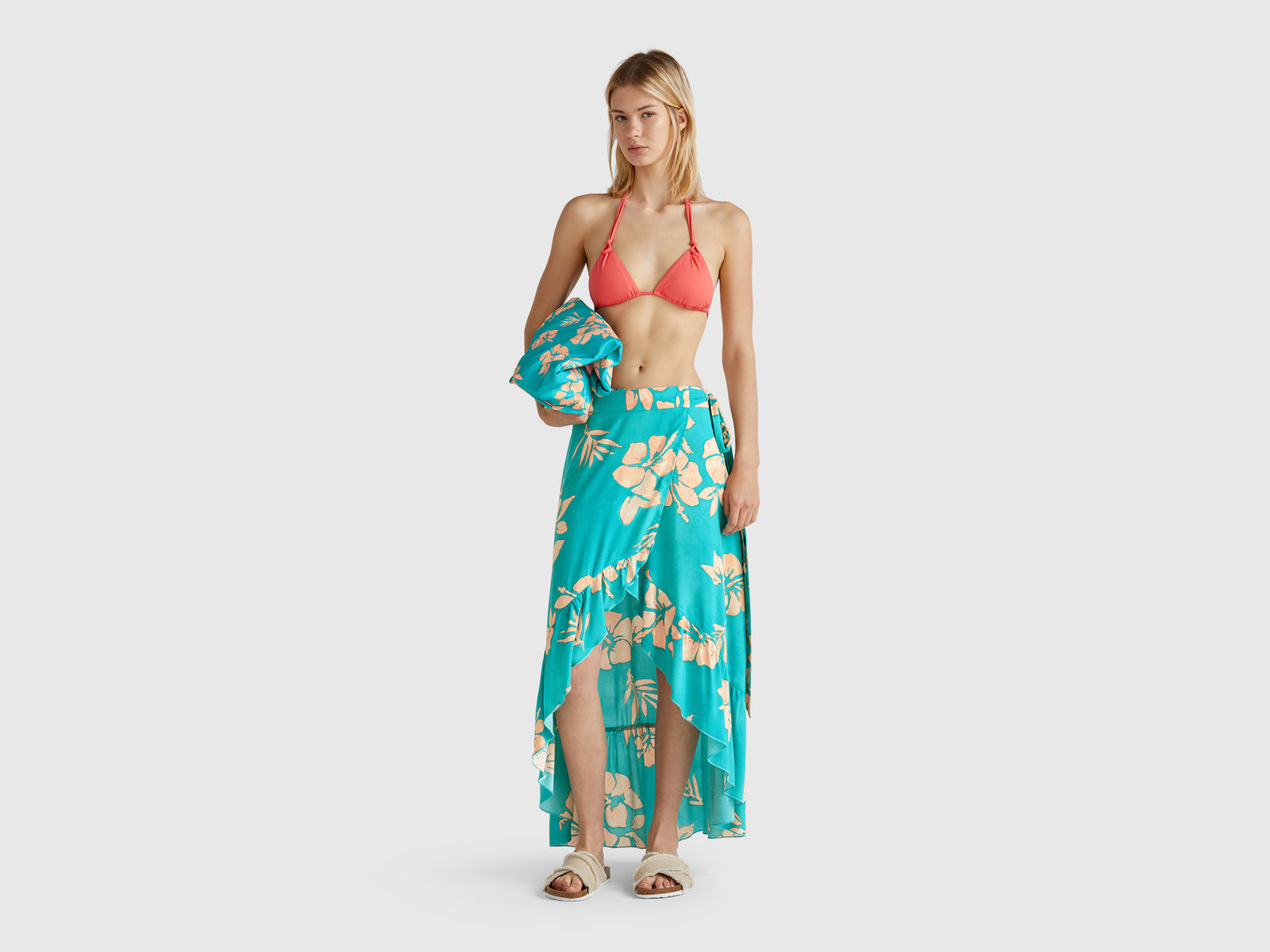 Floral print sarong