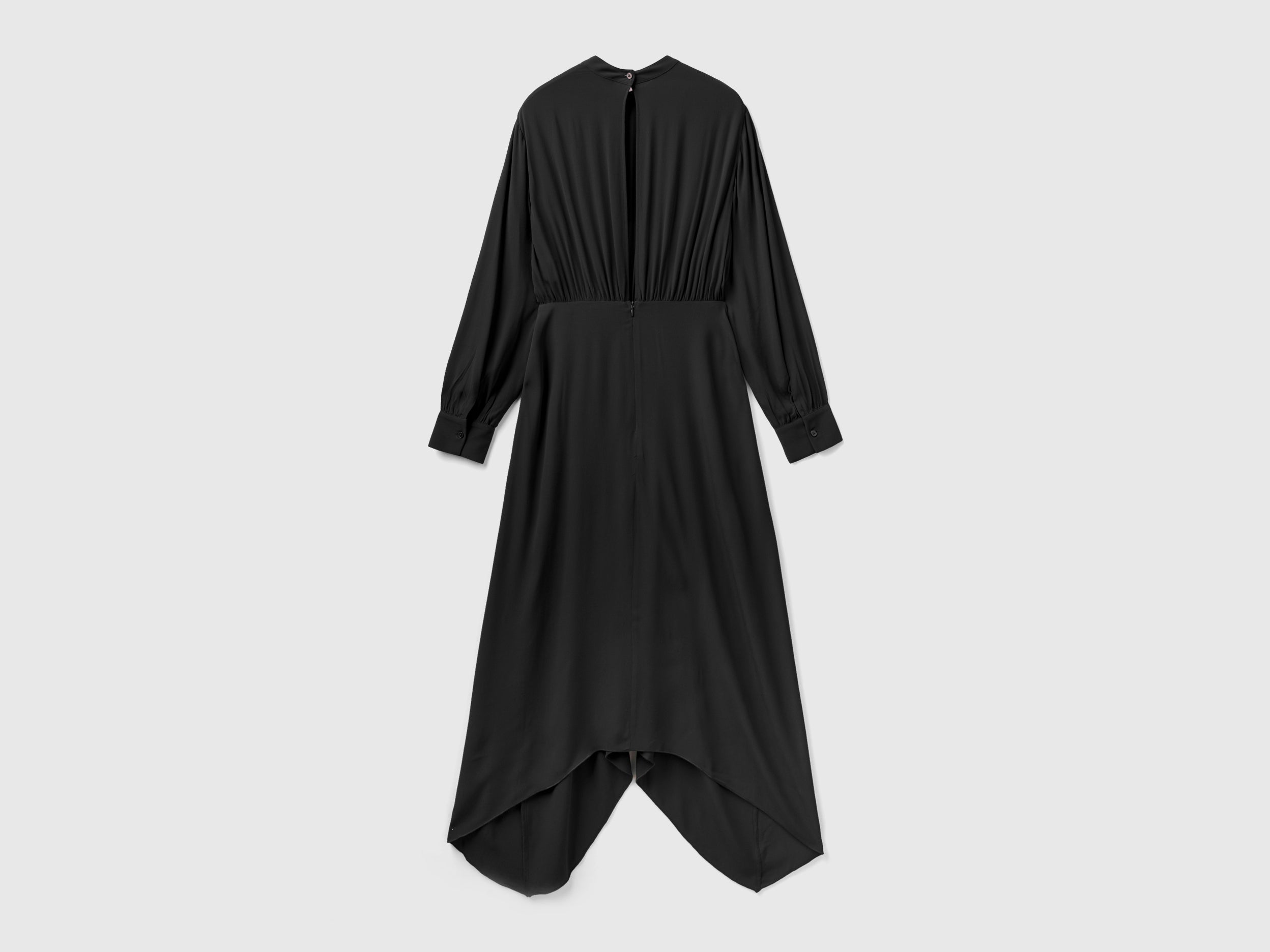 Vestido comprido em viscose fluida - ucb_image_BS