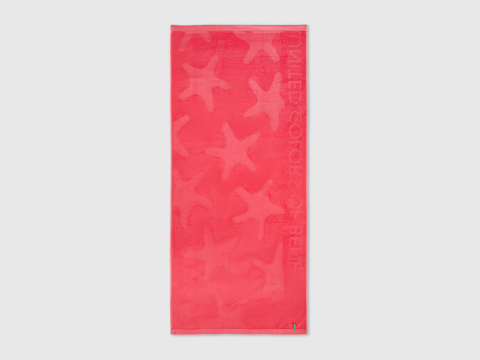 Toalha de praia alaranjado coral com estrelas-do-mar - ucb_image_BS
