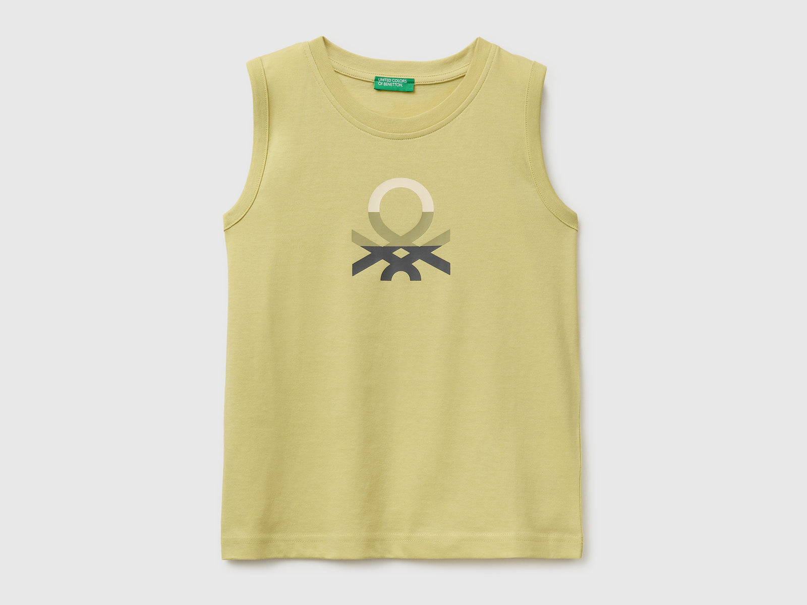 Organic cotton tank top with logo print - ucb_image_FS