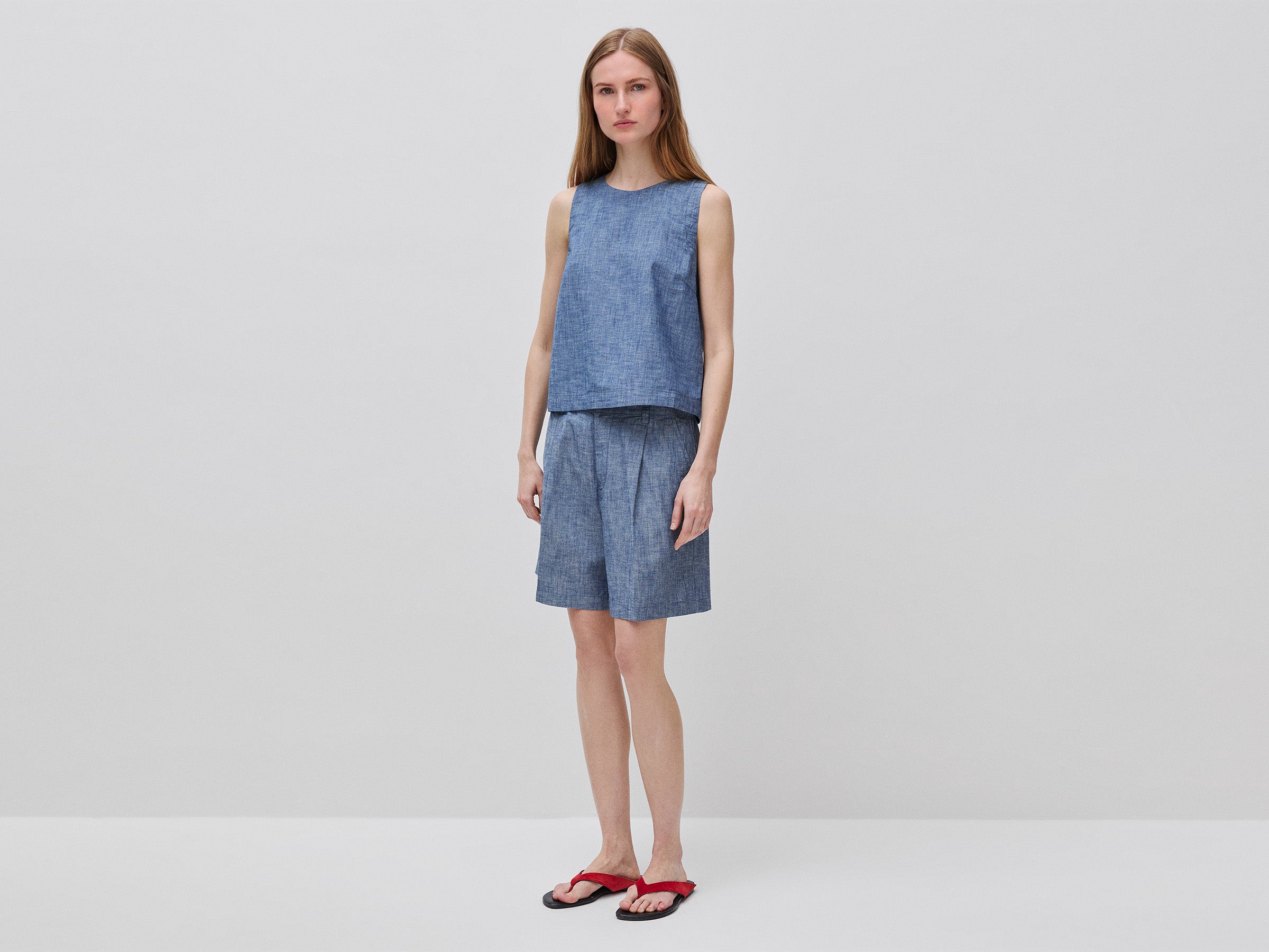 Bermudas confortáveis em chambray - ucb_image_FY