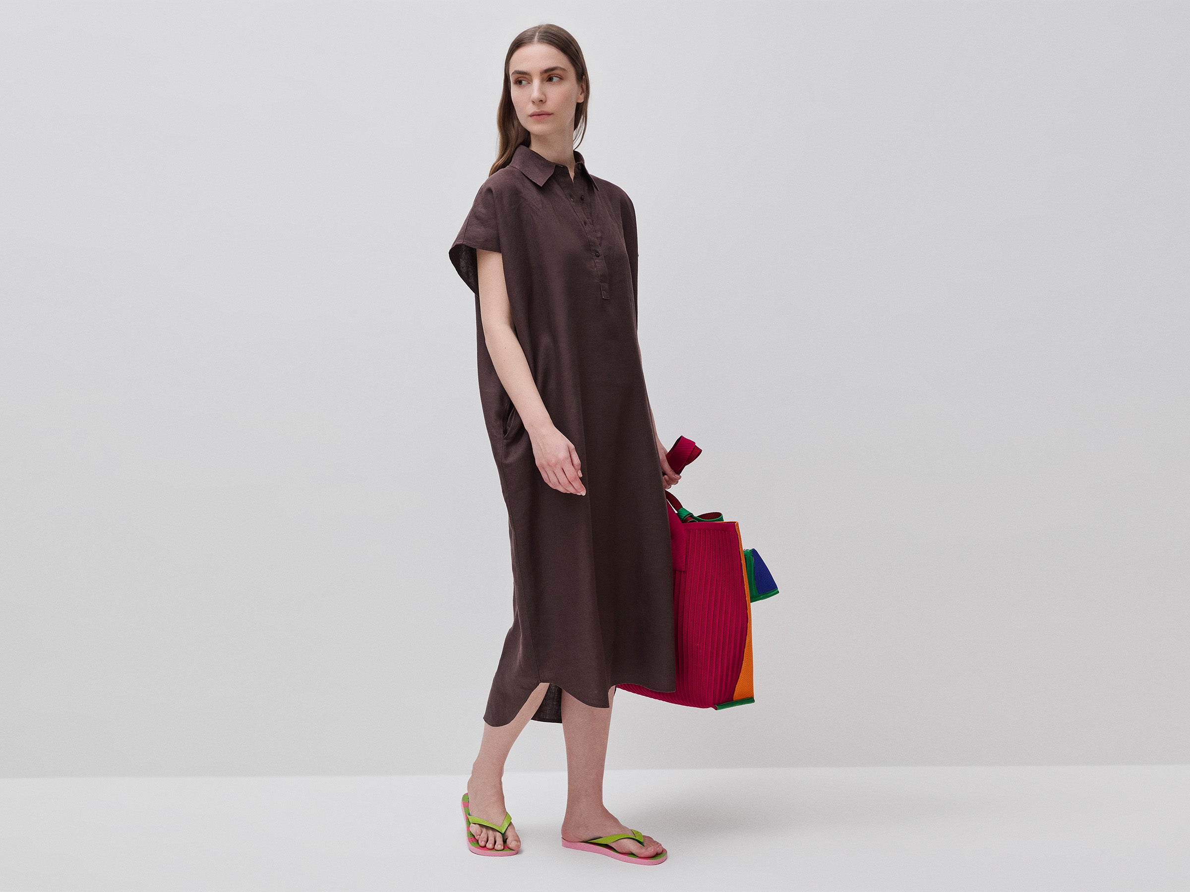 Vestido midi em linho puro - ucb_image_FY
