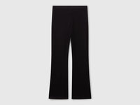 Leggings à boca-de-sino em algodão stretch - ucb_image_BS