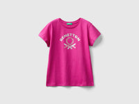 T-shirt com logótipo glitter em algodão orgânico - ucb_image_FS