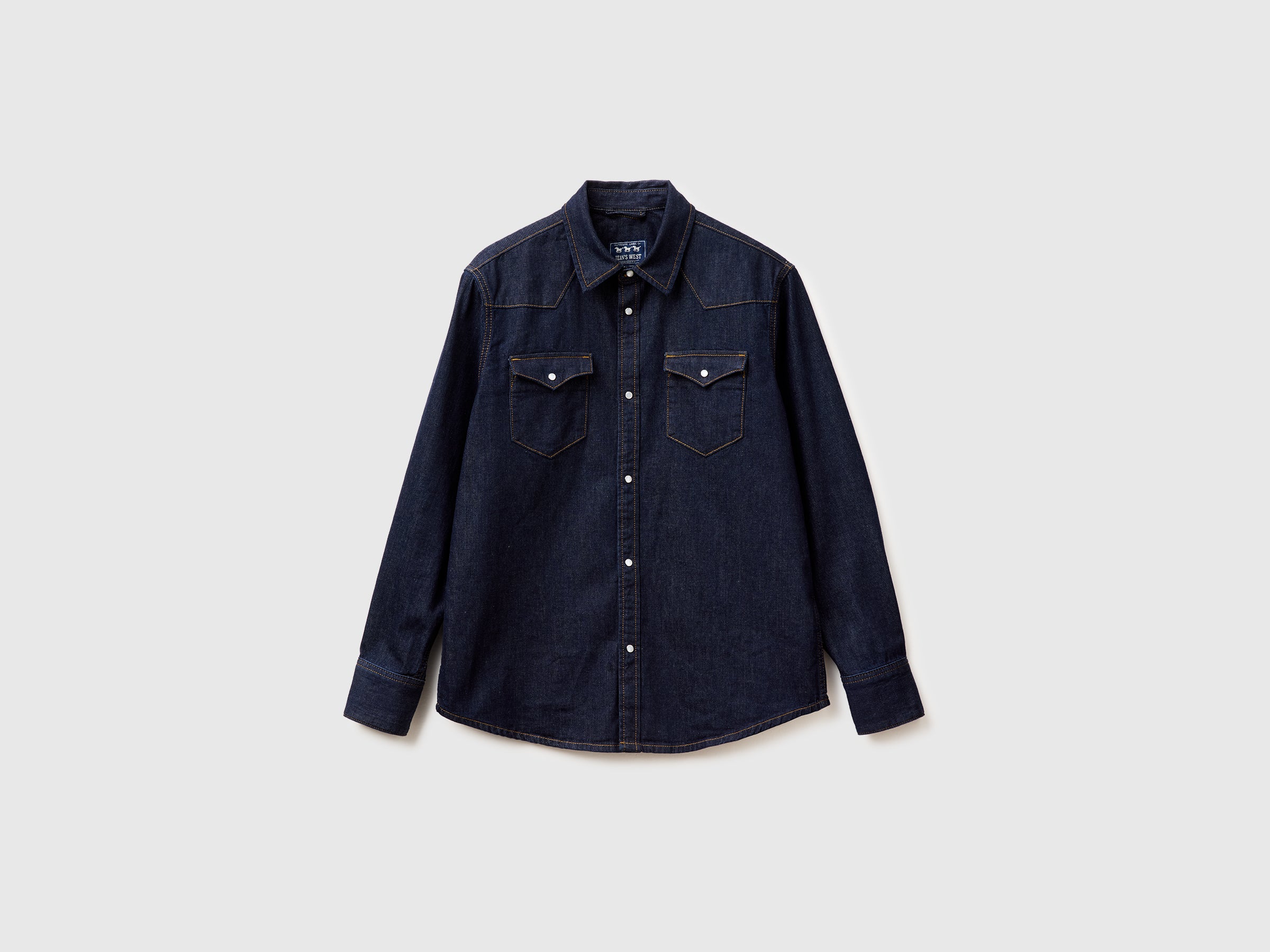 Camisa western de jeans escuro - ucb_image_FS