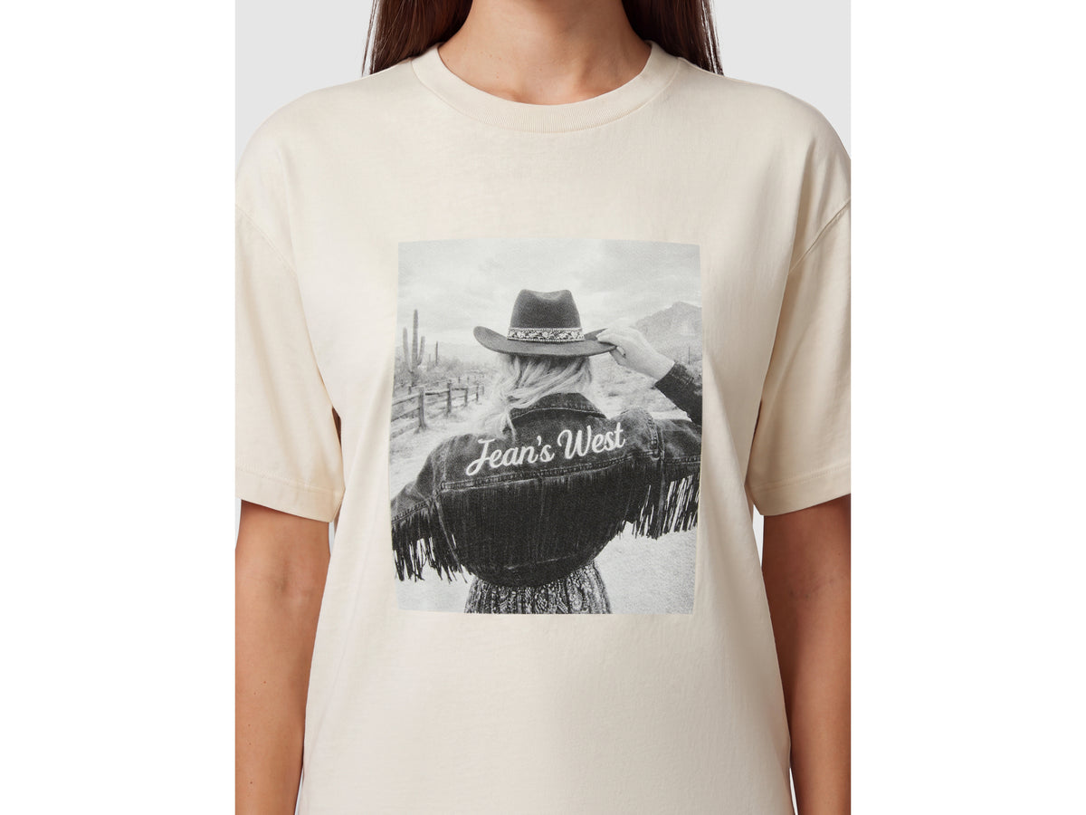 T-shirt relaxed fit com estampa western - ucb_image_FY