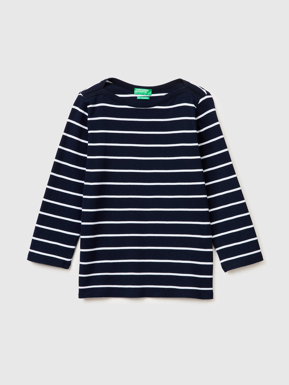 Striped t-shirt with boat neck - ucb_image_FS