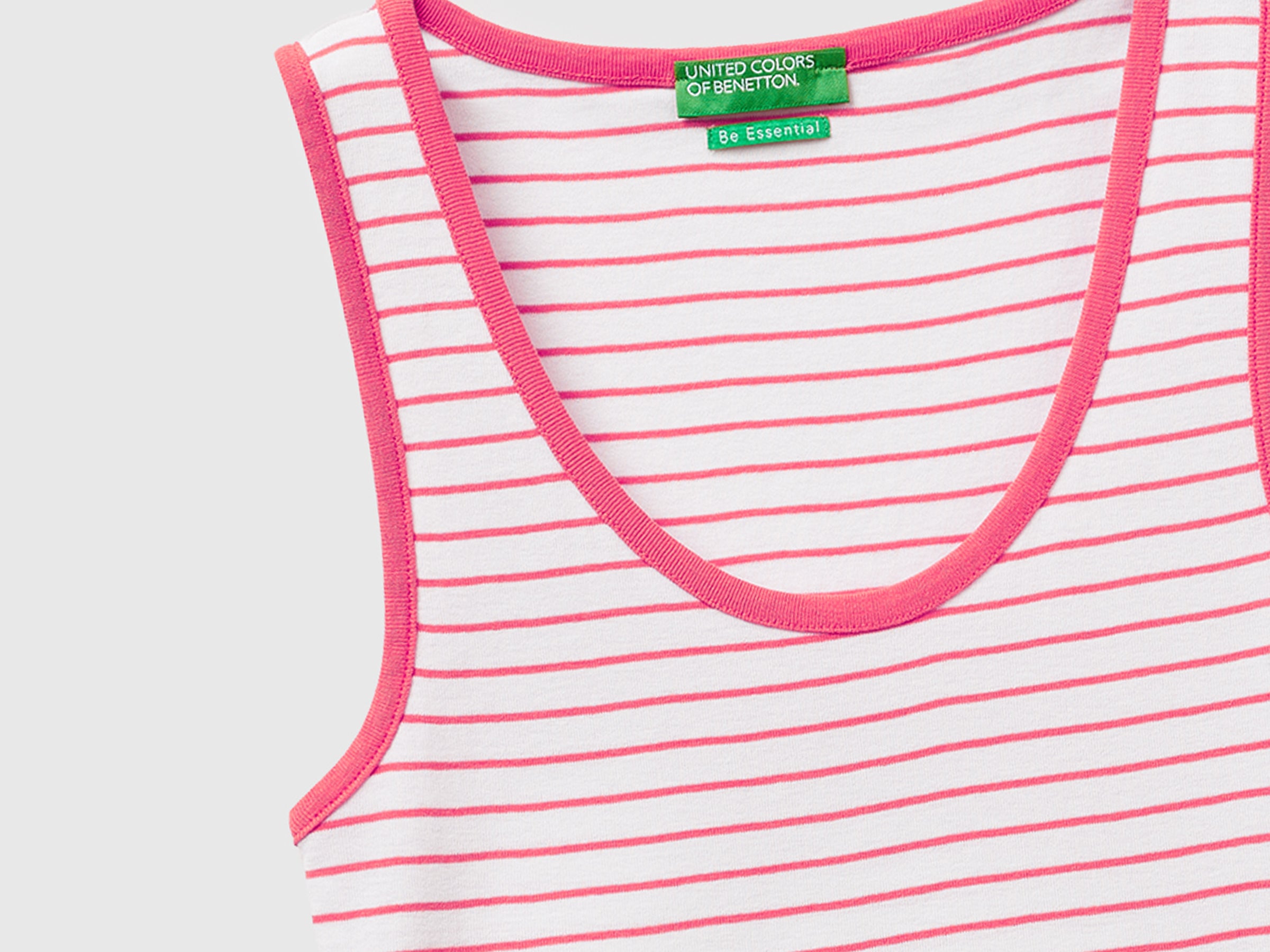 Striped tank top in pure cotton - ucb_image_DS1