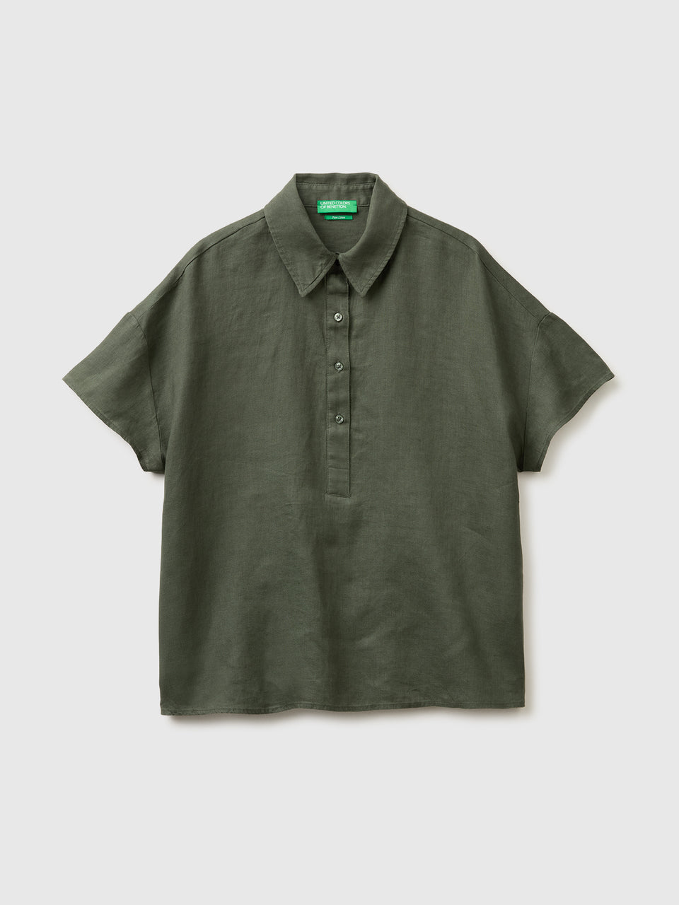 100% linen short-sleeved blouse - ucb_image_FS