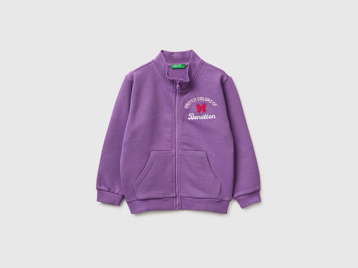 Zip-up sweatshirt with print - ucb_image_FS