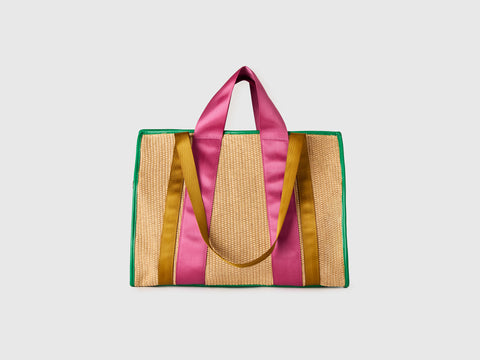 Maxi tote bag in raffia - ucb_image_FS