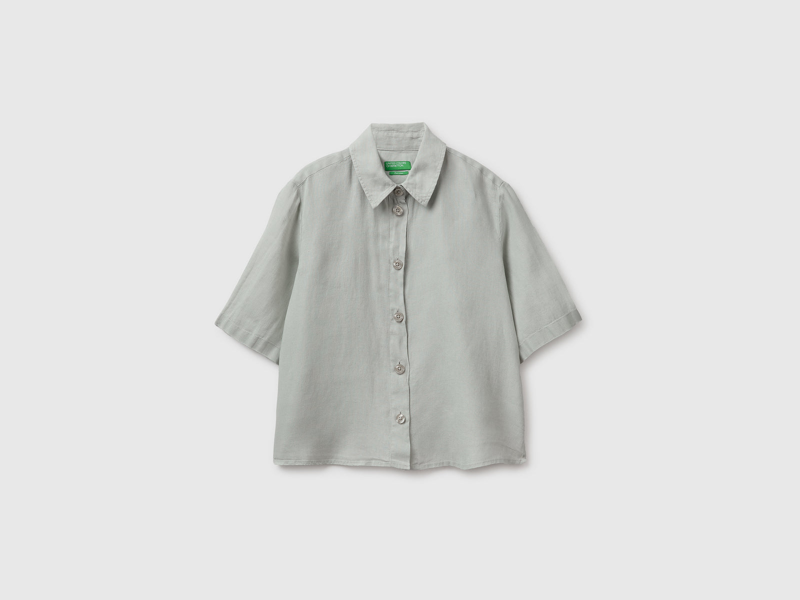 Short shirt in pure linen - ucb_image_FS