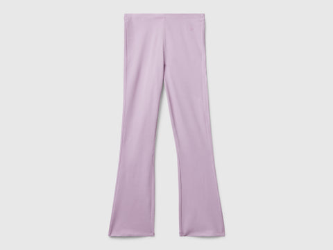Leggings à boca-de-sino em algodão stretch - ucb_image_FS