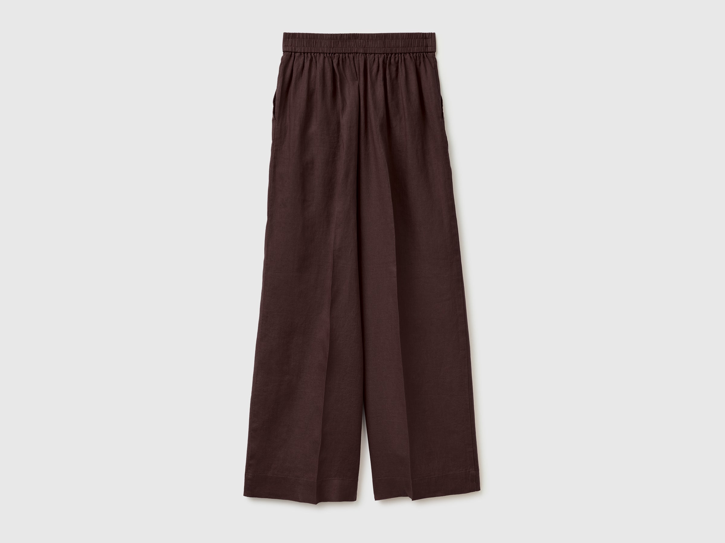 Palazzo trousers in pure linen - ucb_image_BS