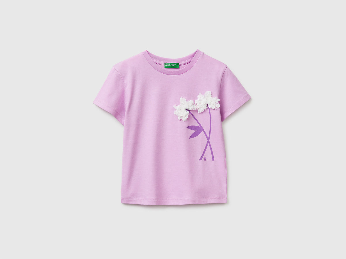 T-shirt with print and embroidery - ucb_image_FS