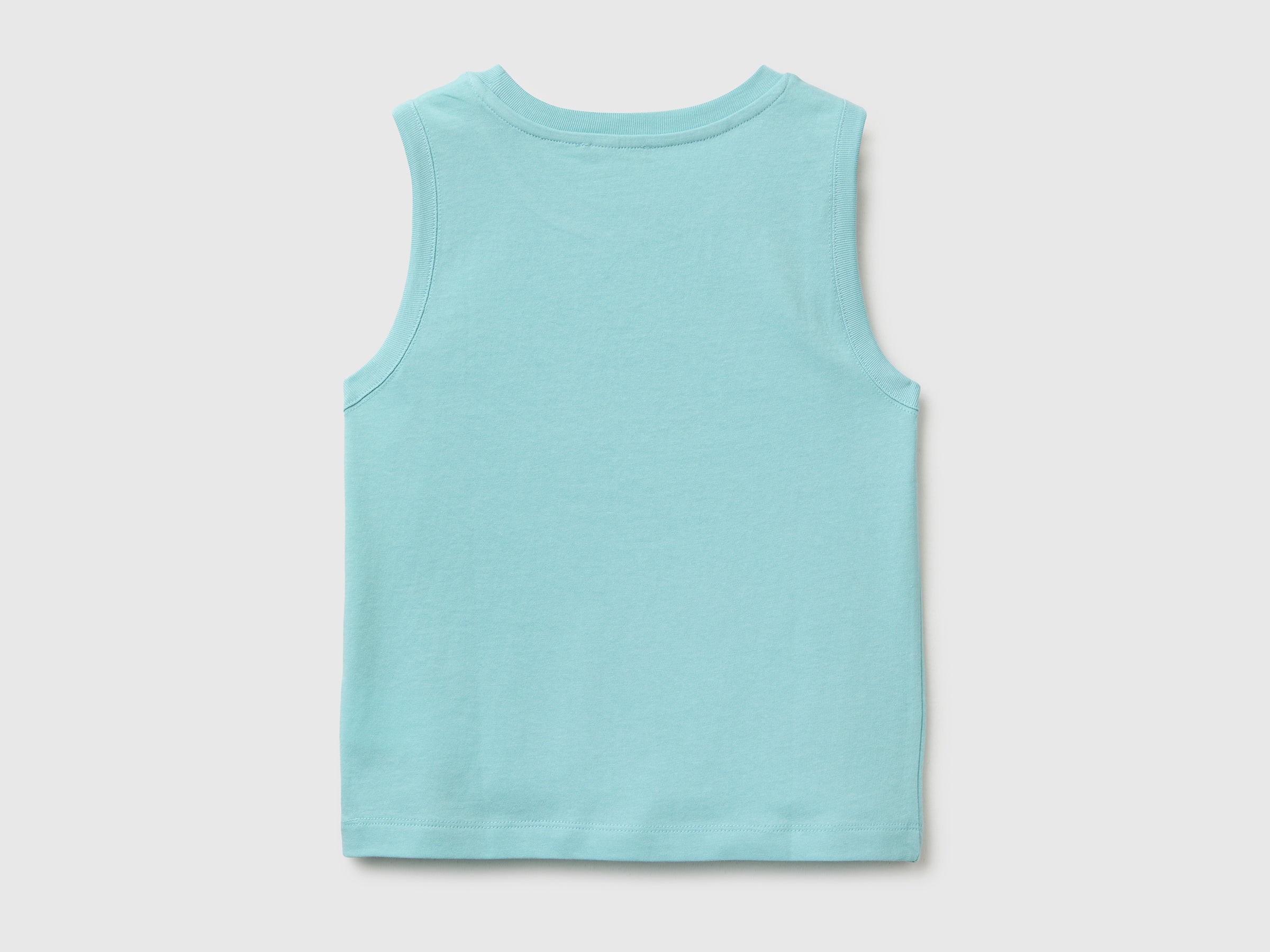 Organic cotton tank top with logo print - ucb_image_BS