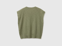 Sleeveless linen blend sweater - ucb_image_BS