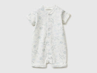 Ribbed printed short playsuit - ucb_image_FS