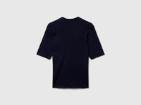 T-shirt slim fit em algodão de fibra longa - ucb_image_BS