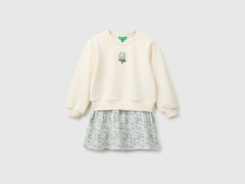 Vestido com saia às flores  - ucb_image_FS