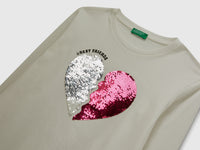 T-shirt com lantejoulas em algodão - ucb_image_DS1