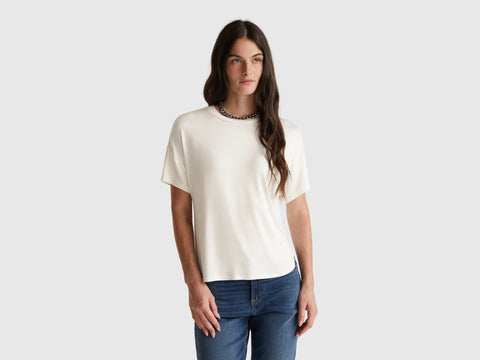 T-shirt slim fit em viscose stretch - ucb_image_F