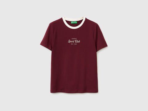 T-shirt with embroidered crest - ucb_image_FS