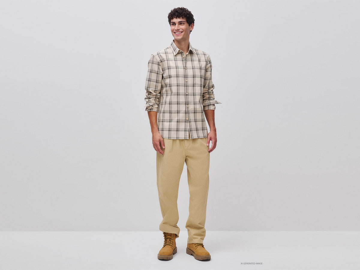 Camisa com bolso pequeno em lyocell e algodão - ucb_image_FY