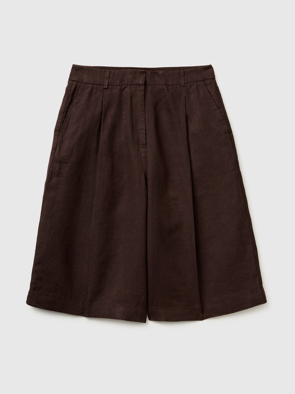 100% linen Bermuda shorts - ucb_image_FS