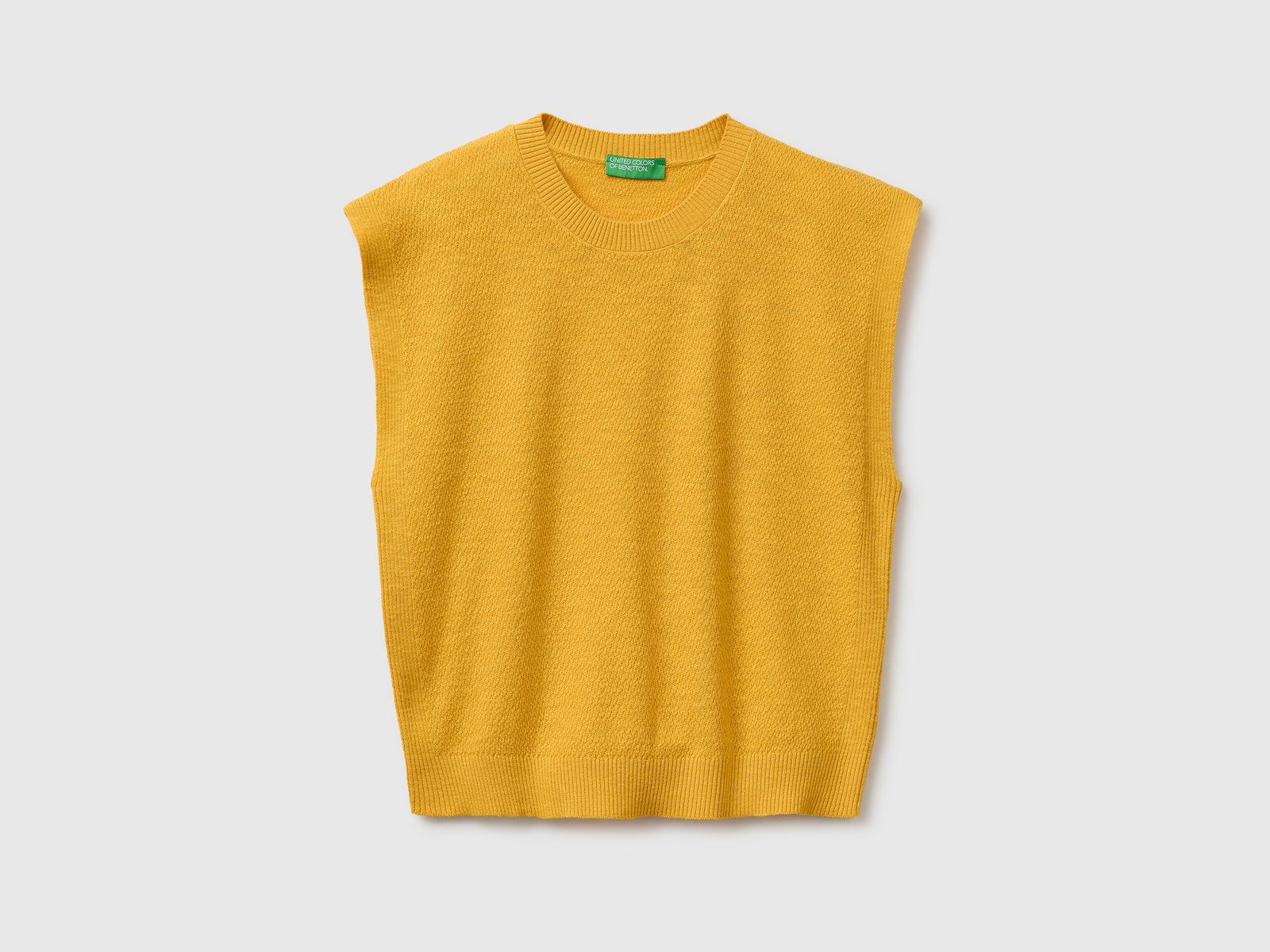 Camisola sem mangas em mistura de linho - ucb_image_FS