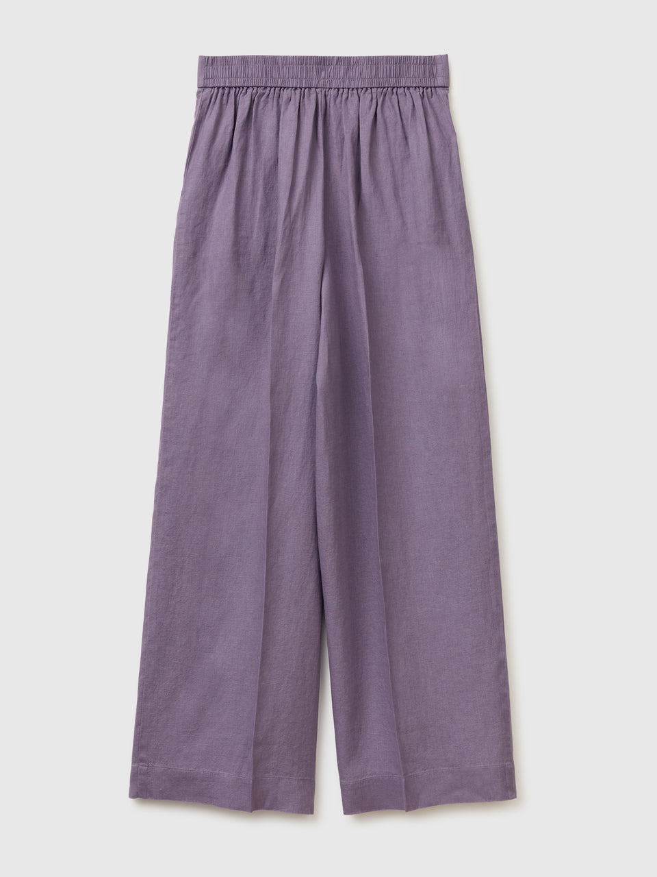 Palazzo trousers in pure linen - ucb_image_BS