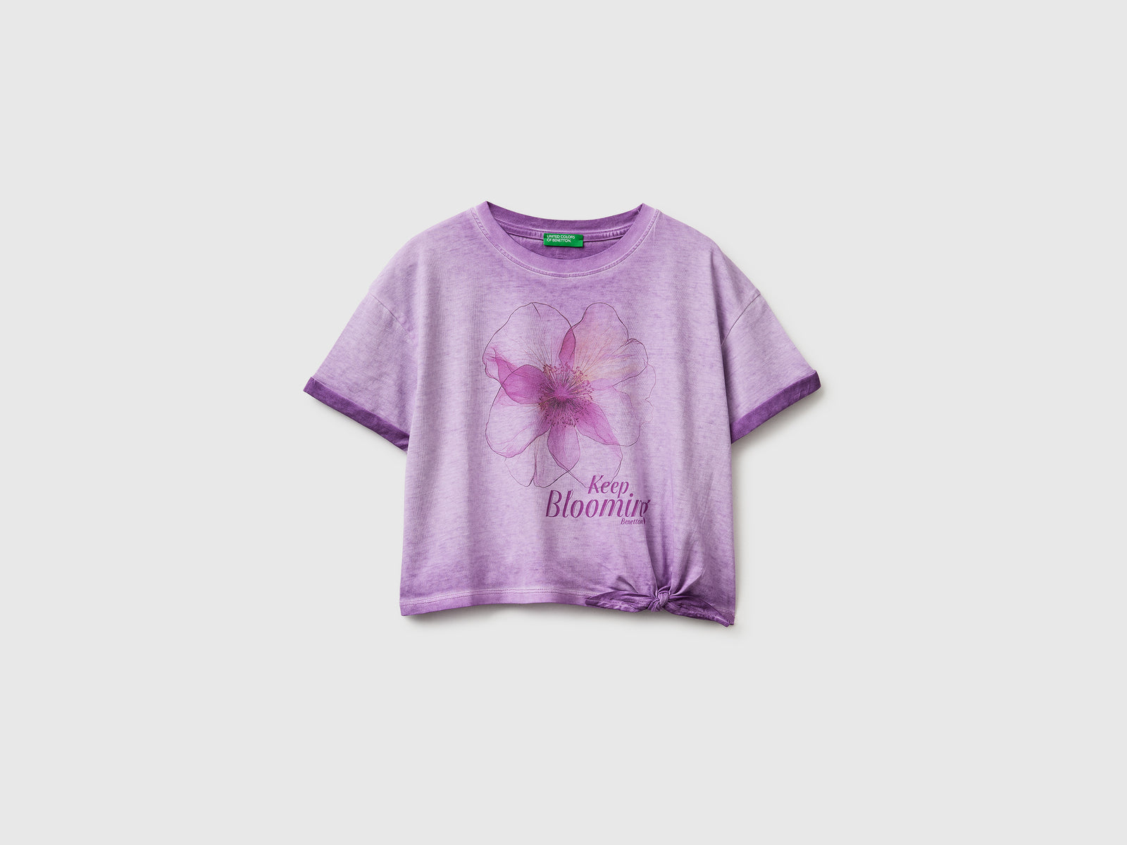 T-shirt with print and knot - ucb_image_FS