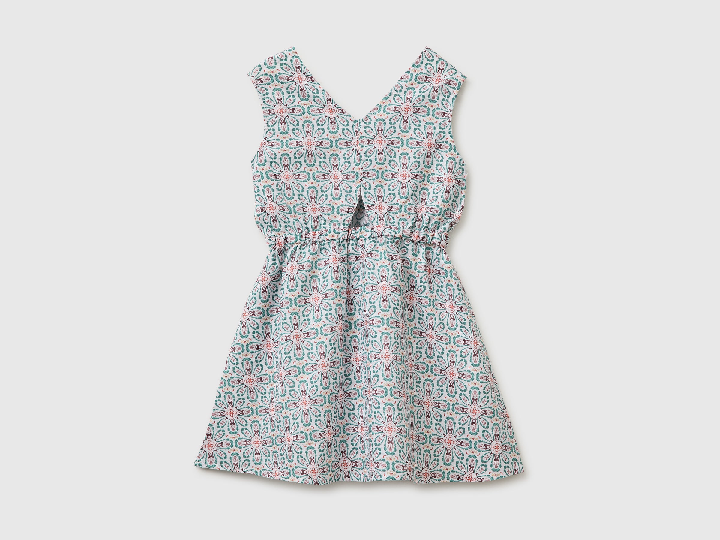 Floral dress in linen blend - ucb_image_BS