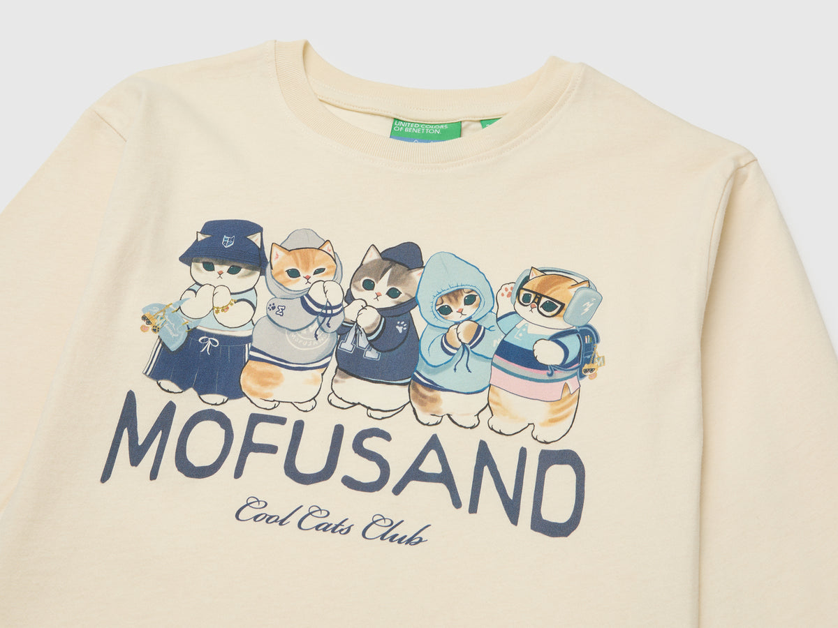 T-shirt Mofusand 100% algodão - ucb_image_DS1