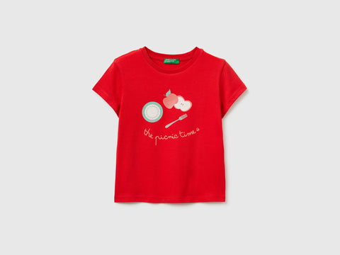 T-shirt with print and glitter - ucb_image_FS