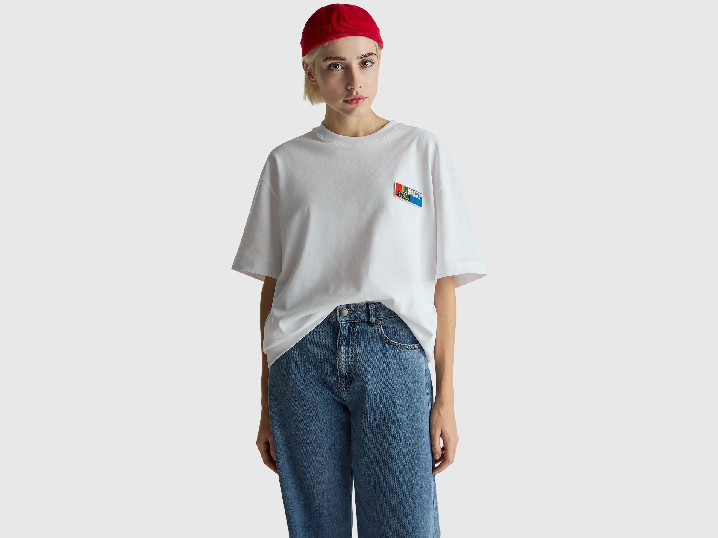 T-shirt Benetton Formula com estampa atrás - ucb_image_F