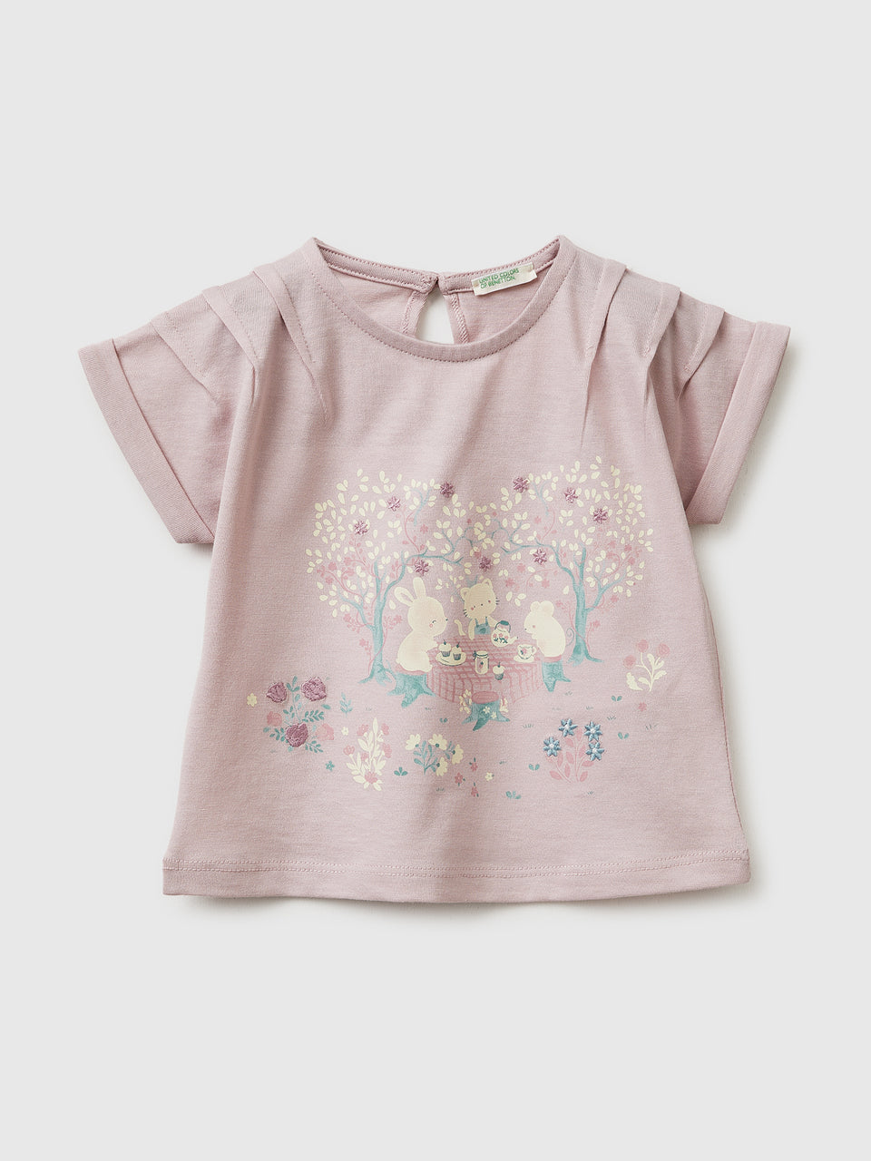 T-shirt with print and embroidery - ucb_image_FS