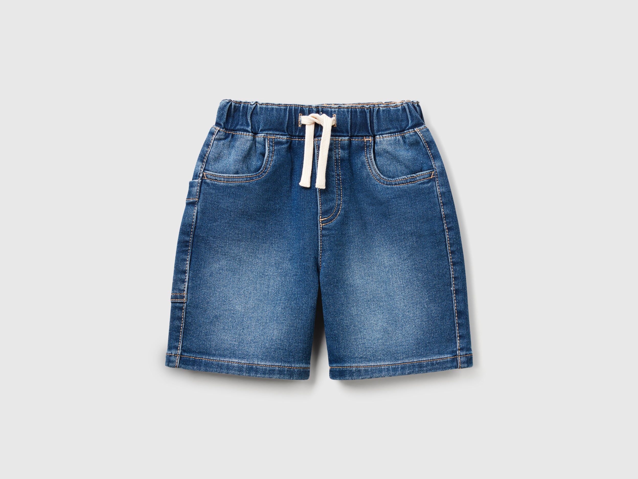 Shorts in denim elasticizzato - ucb_image_FS
