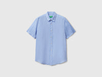 Short sleeve shirt in pure linen - ucb_image_FS
