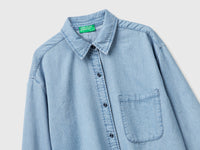 Cropped chambray shirt - ucb_image_DS1