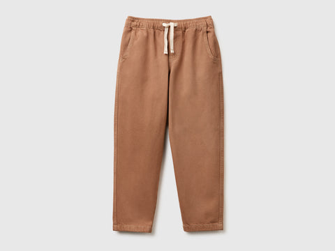 Cotton joggers with drawstring - ucb_image_FS